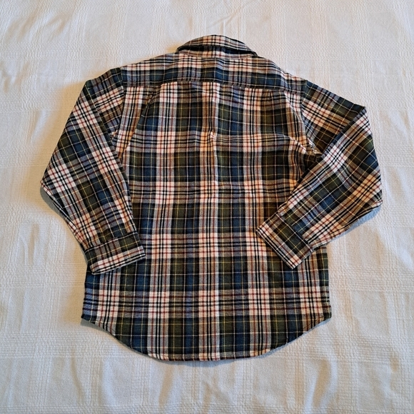 Peek boys size Large or 8 Pioneer Check button up shirt, New - Picture 5 of 5